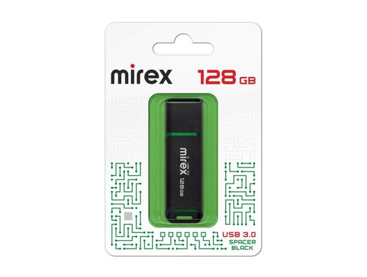 USB Флеш Mirex 128Gb USB 3.0 SPACER BLACK (13600-FM3SP128)